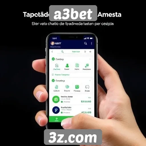 Funcionalidades do aplicativo da A3bet para celulares